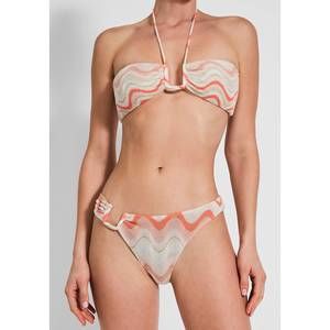 NEW DEVON WINDSOR adele bikini top in coral wave